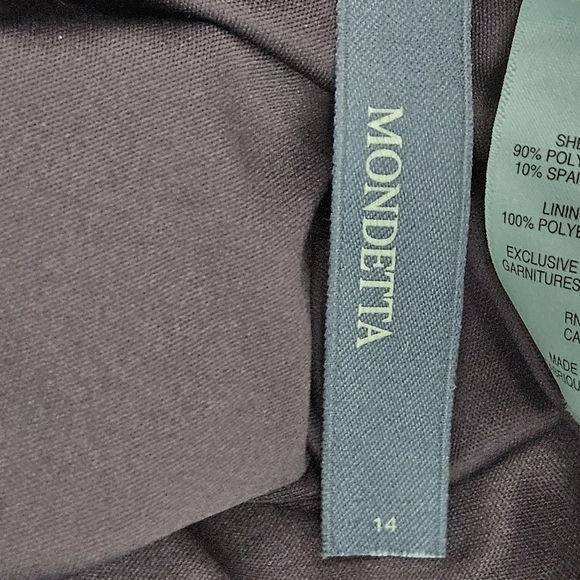 Mondetta Women's Lined‎ Tailored High Rise Comfort Stretch Travel Pants Size 14 - Picture 5 of 7